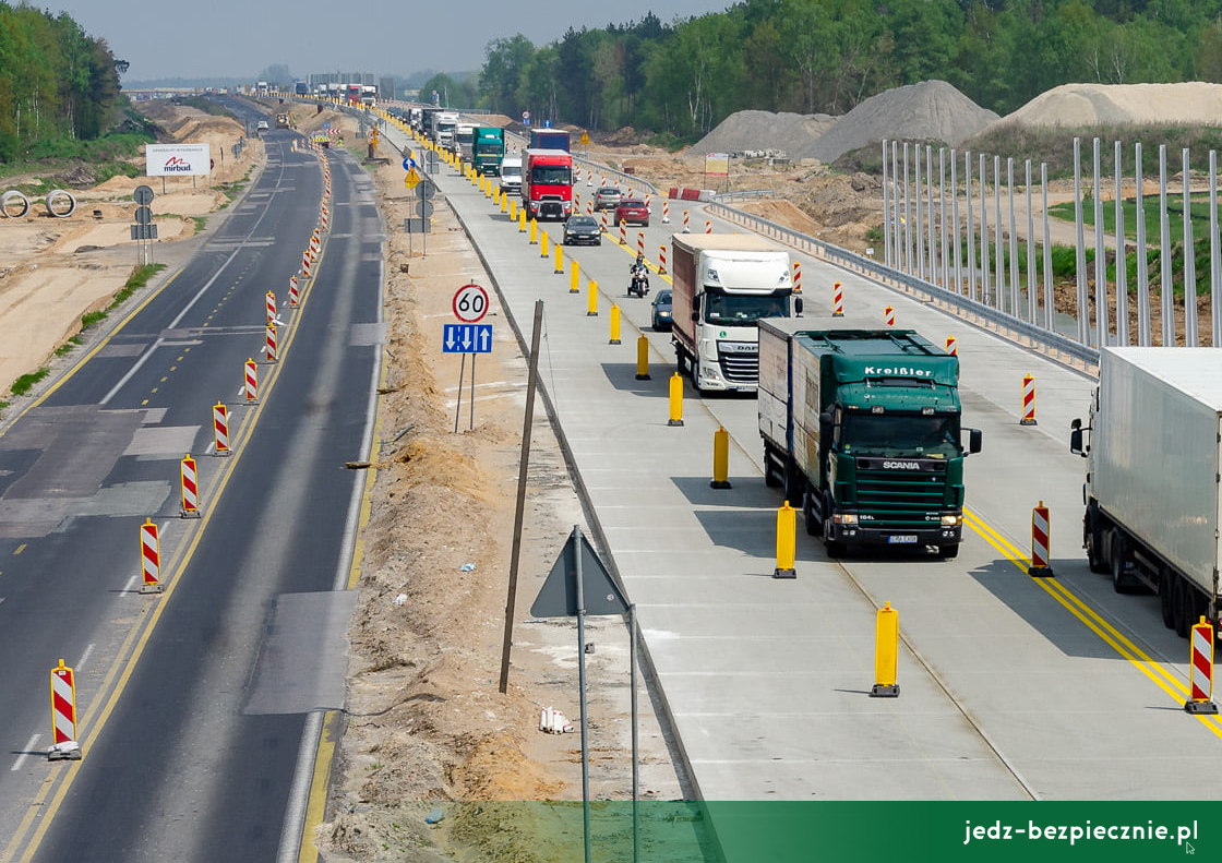 Polskie drogi - kolejny fragment nowej jezdni A1 oddany do ruchu